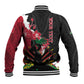 Personalised Afro Ayiti Neg Marron Baseball Jacket Dashiki Mix Polynesian Pattern