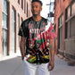 Personalised Afro Ayiti Neg Marron Baseball Jersey Dashiki Mix Polynesian Pattern