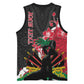 Personalised Afro Ayiti Neg Marron Basketball Jersey Dashiki Mix Polynesian Pattern - African Pride