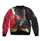 Personalised Afro Ayiti Neg Marron Bomber Jacket Dashiki Mix Polynesian Pattern