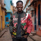 Personalised Afro Ayiti Neg Marron Bomber Jacket Dashiki Mix Polynesian Pattern