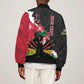 Personalised Afro Ayiti Neg Marron Bomber Jacket Dashiki Mix Polynesian Pattern