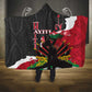 Personalised Afro Ayiti Neg Marron Hooded Blanket Dashiki Mix Polynesian Pattern