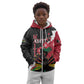 Personalised Afro Ayiti Neg Marron Kid Hoodie Dashiki Mix Polynesian Pattern