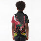 Personalised Afro Ayiti Neg Marron Kid Polo Shirt Dashiki Mix Polynesian Pattern