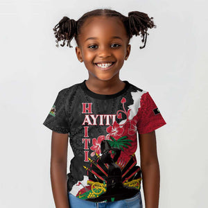 Personalised Afro Ayiti Neg Marron Kid T shirt Dashiki Mix Polynesian Pattern