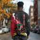 Personalised Afro Ayiti Neg Marron Long Sleeve Shirt Dashiki Mix Polynesian Pattern
