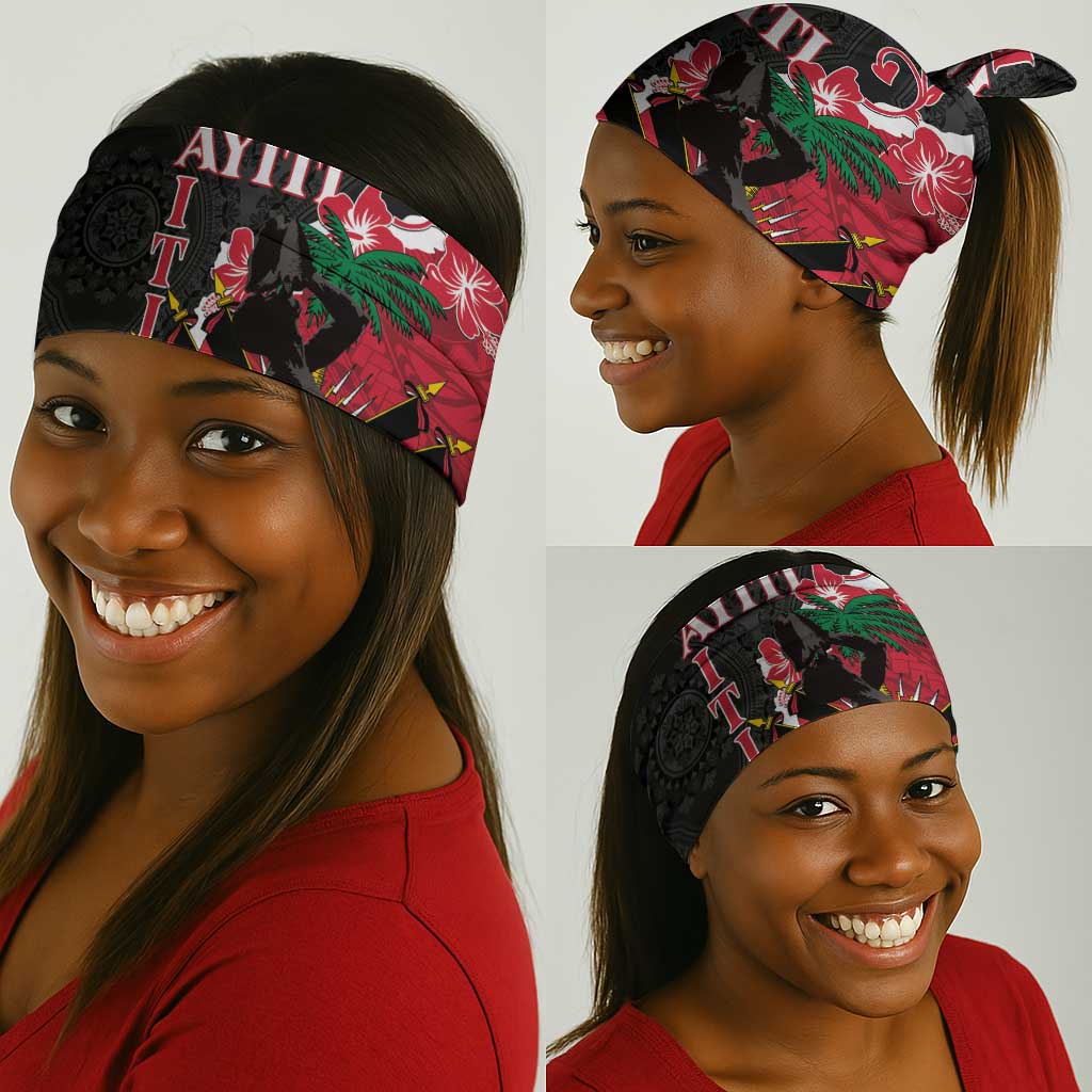 Afro Ayiti Neg Marron Neck Gaiter Dashiki Mix Polynesian Pattern LT01