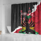 Personalised Afro Ayiti Neg Marron Shower Curtain Dashiki Mix Polynesian Pattern