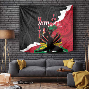 Personalised Afro Ayiti Neg Marron Tapestry Dashiki Mix Polynesian Pattern