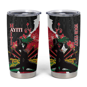 Personalised Afro Ayiti Neg Marron Tumbler Cup Dashiki Mix Polynesian Pattern