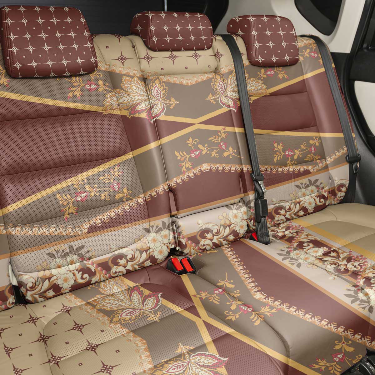 Mughal Empire Motif Unique Back Car Seat Cover