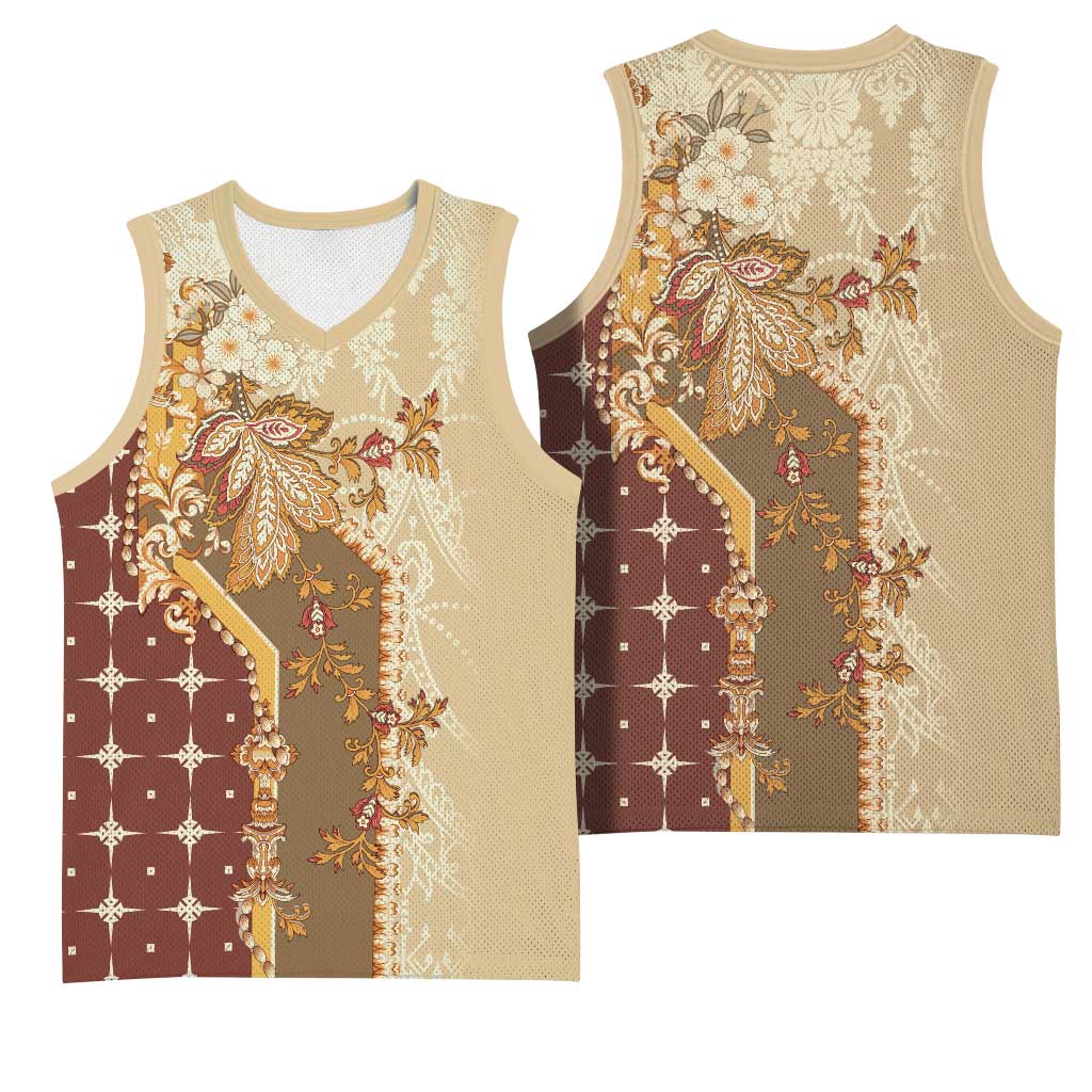 Mughal Empire Motif Unique Basketball Jersey - African Pride