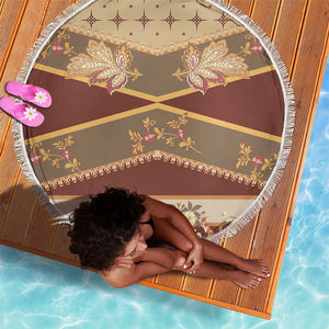 Mughal Empire Motif Unique Beach Blanket