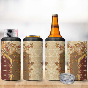 Mughal Empire Motif Unique 4 in 1 Can Cooler Tumbler