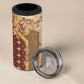 Mughal Empire Motif Unique 4 in 1 Can Cooler Tumbler