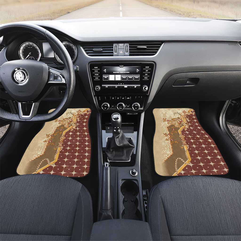 Mughal Empire Motif Unique Car Mats