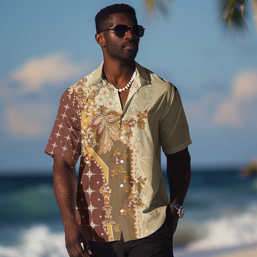 Mughal Empire Motif Unique Hawaiian Shirt