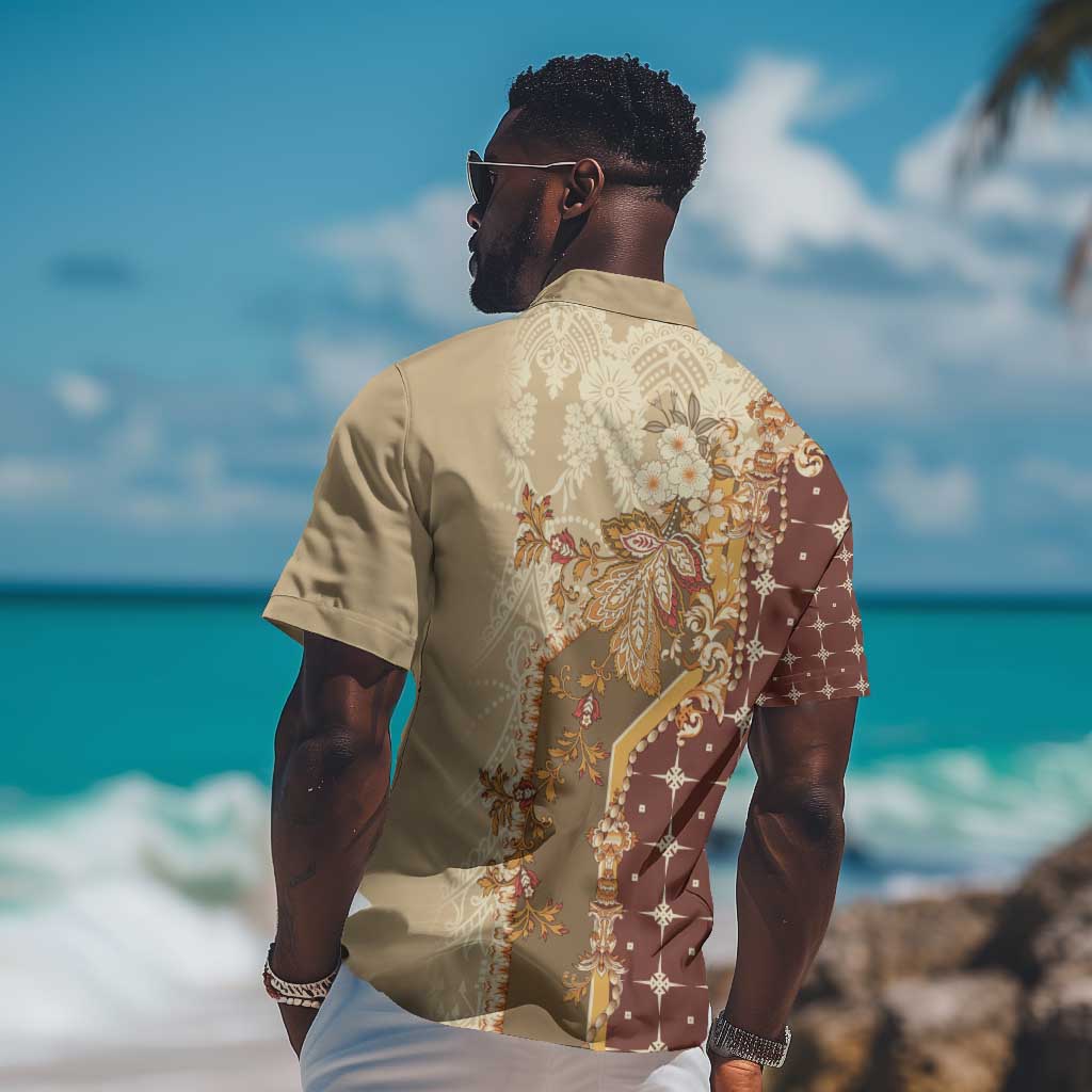 Mughal Empire Motif Unique Hawaiian Shirt