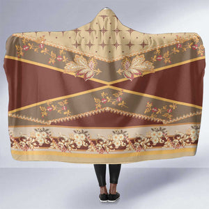Mughal Empire Motif Unique Hooded Blanket