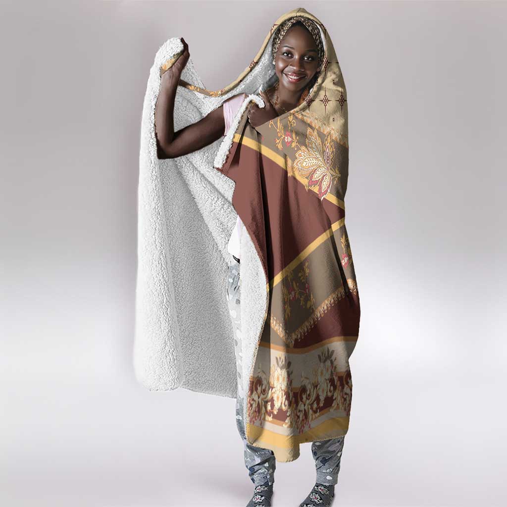 Mughal Empire Motif Unique Hooded Blanket