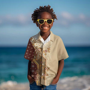 Mughal Empire Motif Unique Kid Hawaiian Shirt