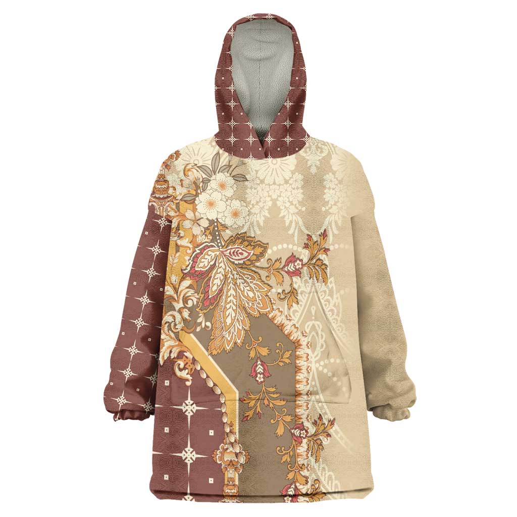 Mughal Empire Motif Unique Kid Wearable Blanket Hoodie