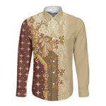 Mughal Empire Motif Unique Long Sleeve Button Shirt