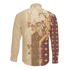 Mughal Empire Motif Unique Long Sleeve Button Shirt
