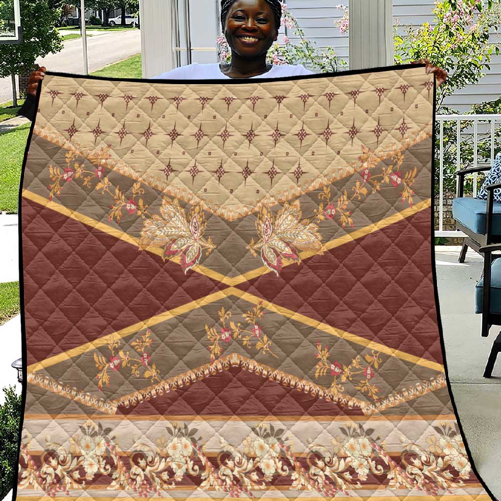Mughal Empire Motif Unique Quilt