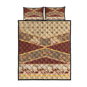 Mughal Empire Motif Unique Quilt Bed Set