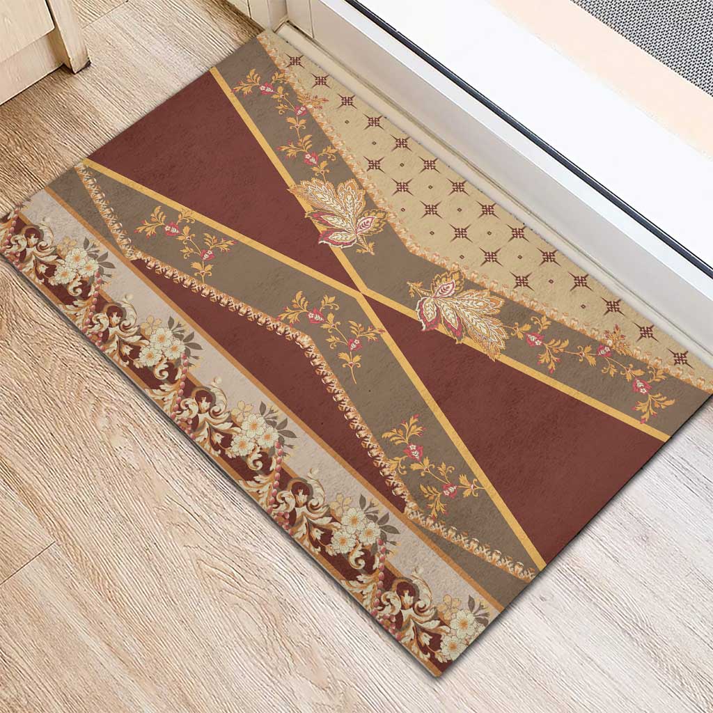 Mughal Empire Motif Unique Rubber Doormat