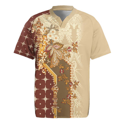 Mughal Empire Motif Unique Rugby Jersey