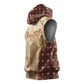 Mughal Empire Motif Unique Sleeveless Hoodie - African Pride