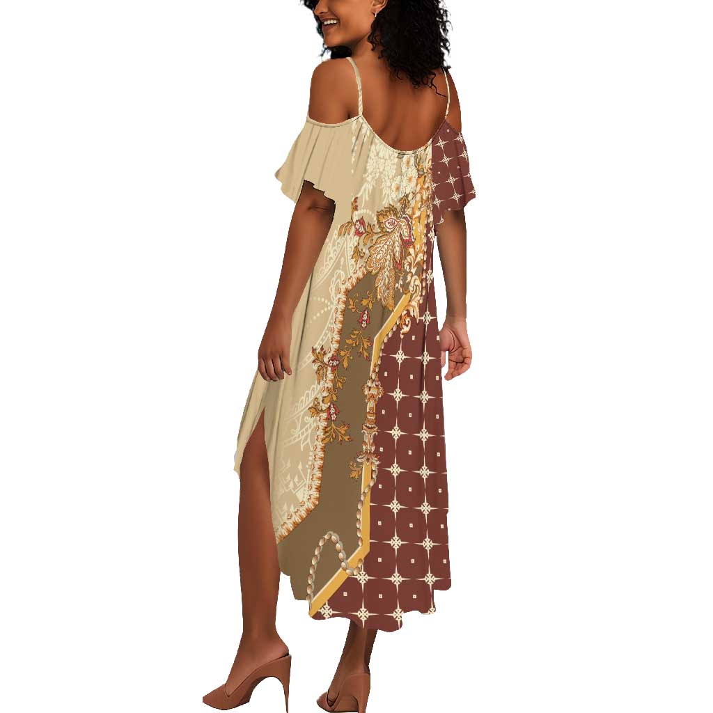 Mughal Empire Motif Unique Summer Maxi Dress