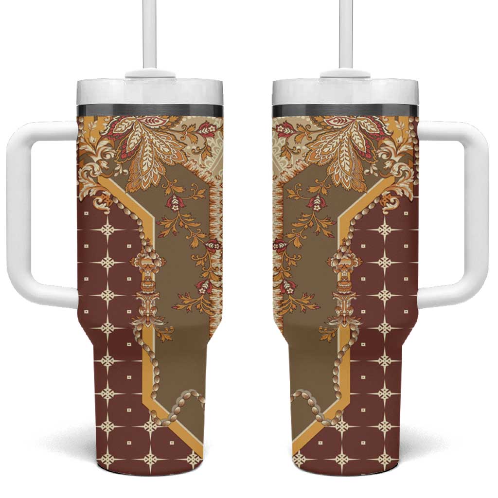 Mughal Empire Motif Unique Tumbler With Handle
