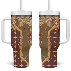 Mughal Empire Motif Unique Tumbler With Handle