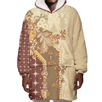 Mughal Empire Motif Unique Wearable Blanket Hoodie