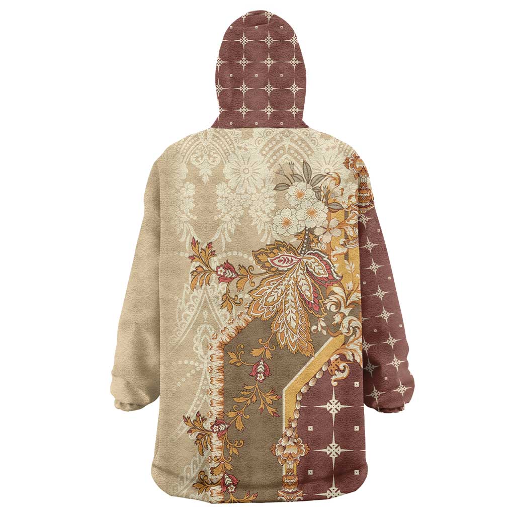 Mughal Empire Motif Unique Wearable Blanket Hoodie