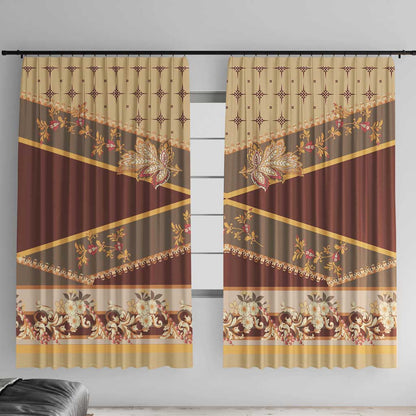 Mughal Empire Motif Unique Window Curtain