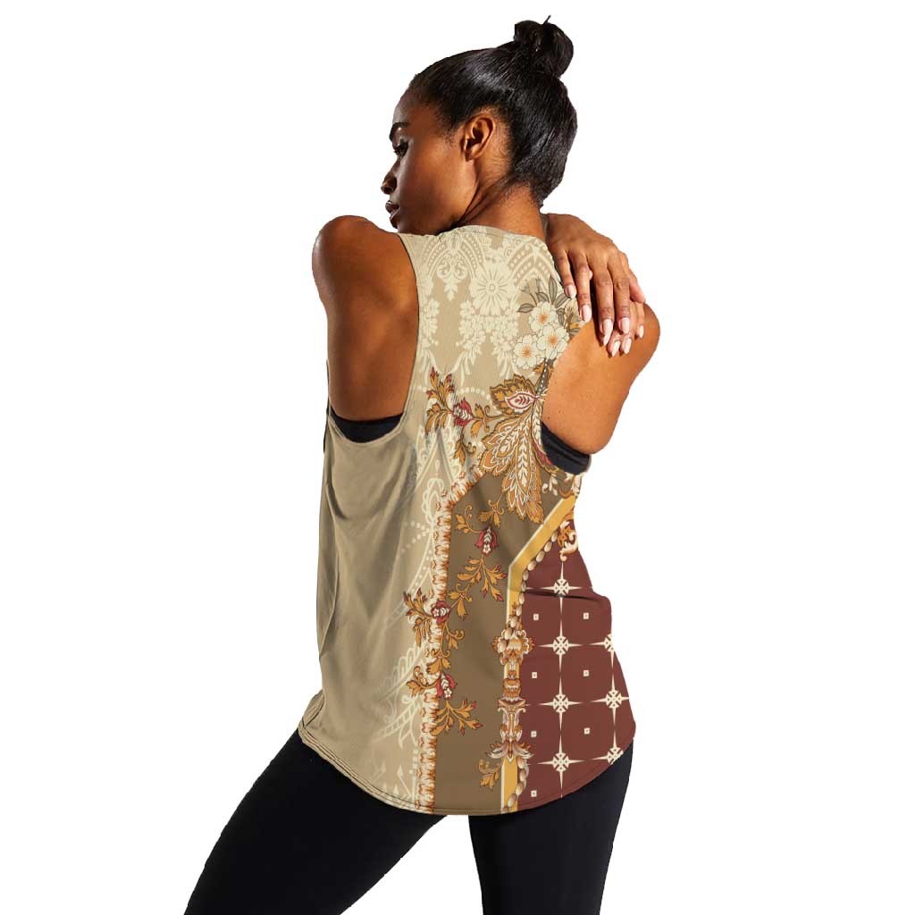 Mughal Empire Motif Unique Women Racerback Tank