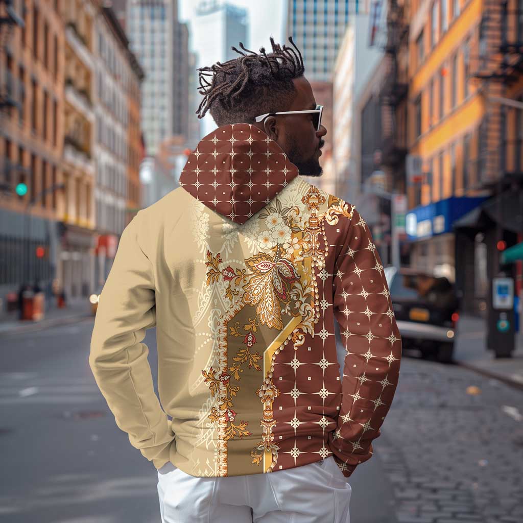 Mughal Empire Motif Unique Zip Hoodie