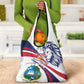 Liberia Independence Day Grocery Bag July 26 Lion Coat of Arms