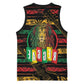 International Reggae Day Basketball Jersey Rastafarian Lion Legend of Reggae - African Pride