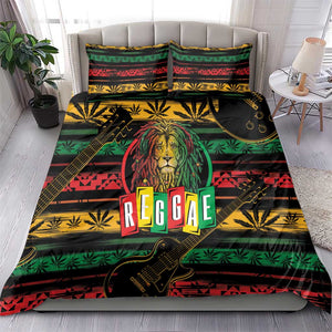 International Reggae Day Bedding Set Rastafarian Lion Legend of Reggae