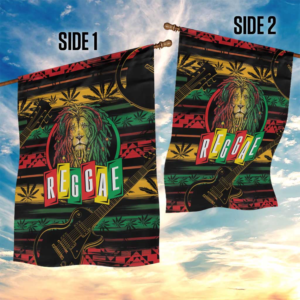 International Reggae Day Garden Flag Rastafarian Lion Legend of Reggae