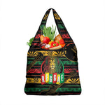 International Reggae Day Grocery Bag Rastafarian Lion Legend of Reggae