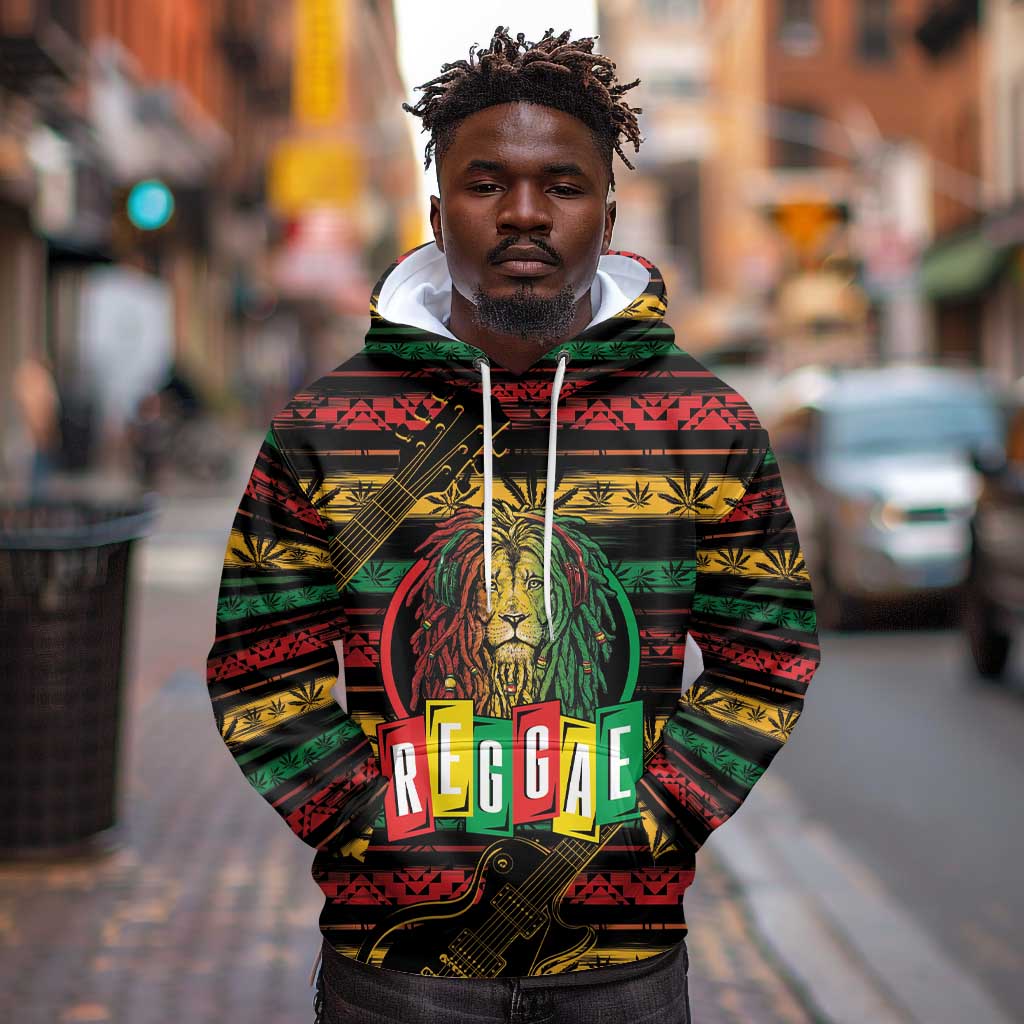 International Reggae Day Hoodie Rastafarian Lion Legend of Reggae