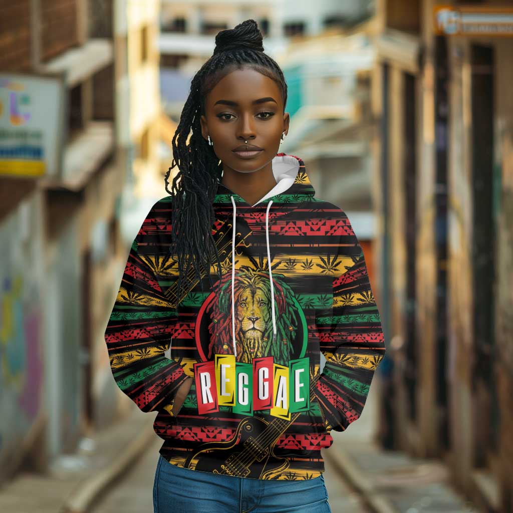 International Reggae Day Hoodie Rastafarian Lion Legend of Reggae