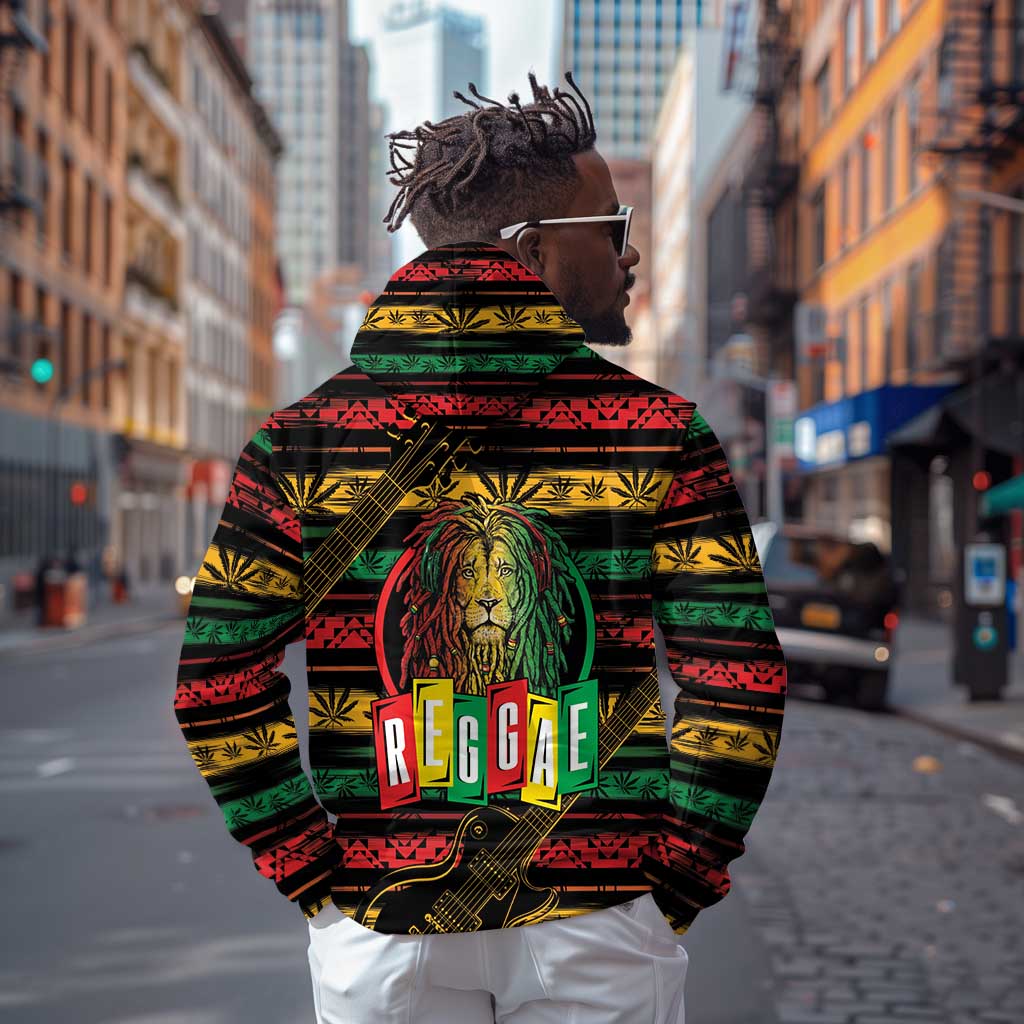 International Reggae Day Hoodie Rastafarian Lion Legend of Reggae